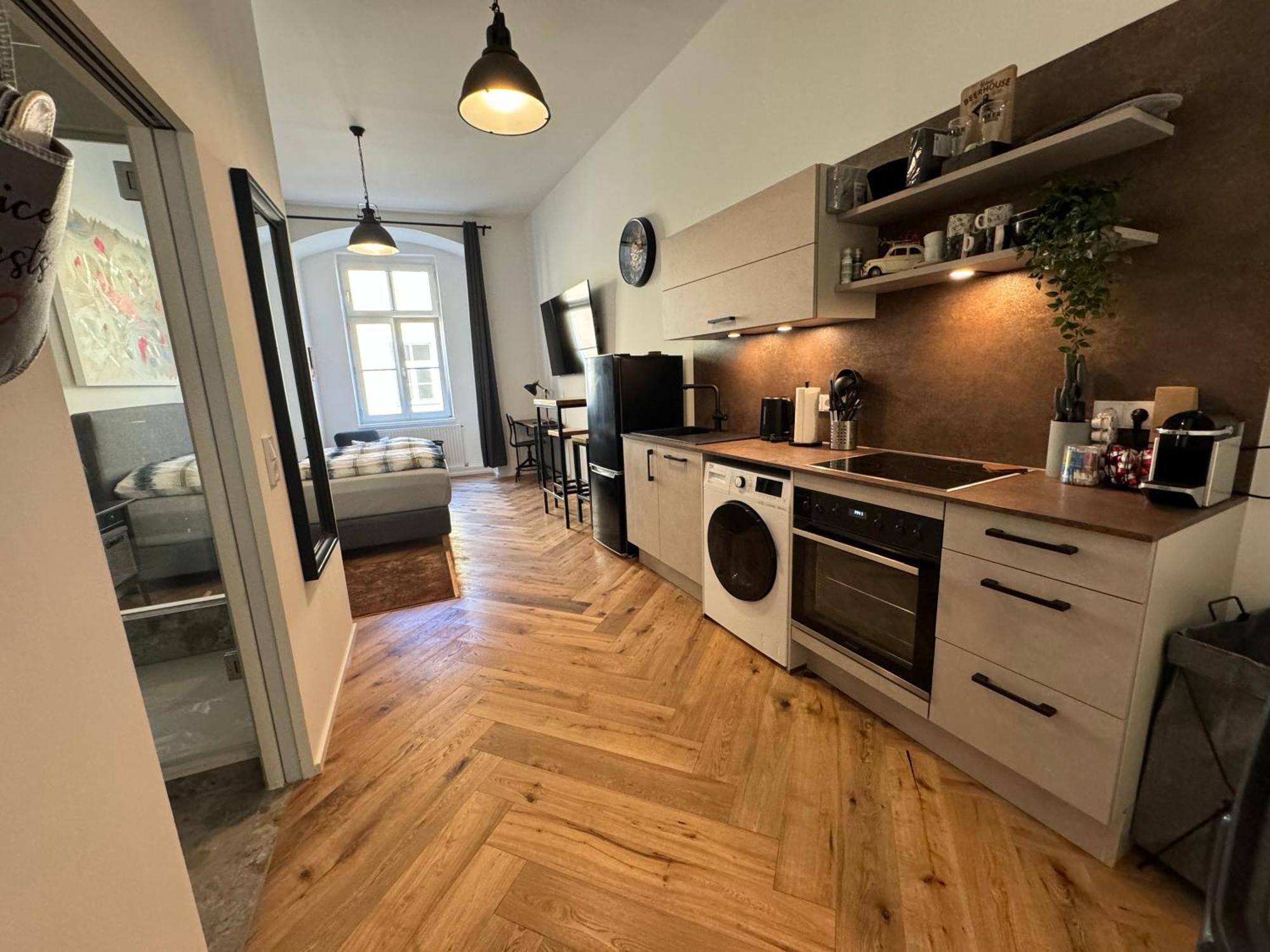 Industrial Apartment Schlossberg Linz Esterno foto